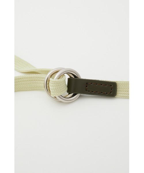 SLY(スライ)の「SHOE LACE BELT シューレース ベルト(ベルト・レディース・ライトグリーン/ブラック系その他2/ホワイト系その他2・FREE)」の16枚目の写真