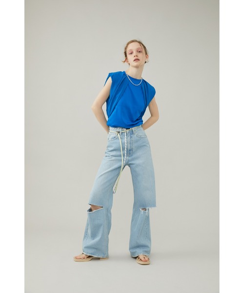 SLY(スライ)の「SHOE LACE BELT シューレース ベルト(ベルト・レディース・ライトグリーン/ブラック系その他2/ホワイト系その他2・FREE)」の21枚目の写真