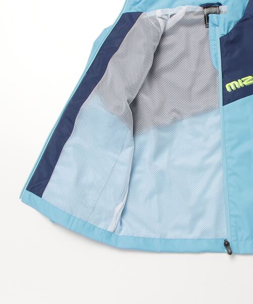 MIZUNO(ミズノ )の「ミズノ JRウィンドブレーカージャケット_(ナイロンジャケット・キッズ・ブラック×グリーン/ブルー・120cm/160cm/150cm/140cm/130cm)」の4枚目の写真
