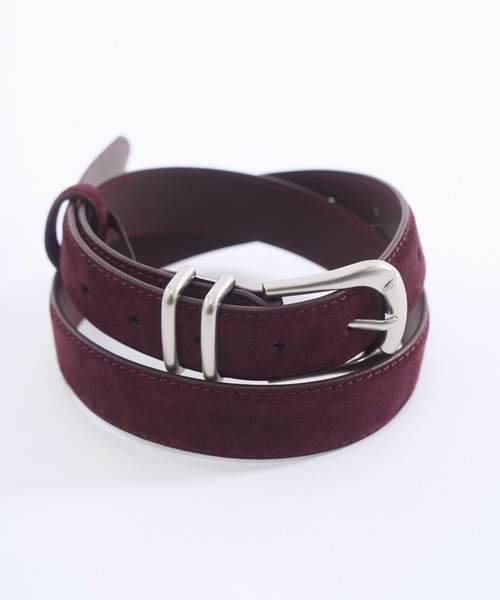BENUA(ベヌア)の「Suede belt/スエードベルト(ベルト・レディース・ブラウン/レオパード/パープル/ブラック・FREE)」の6枚目の写真