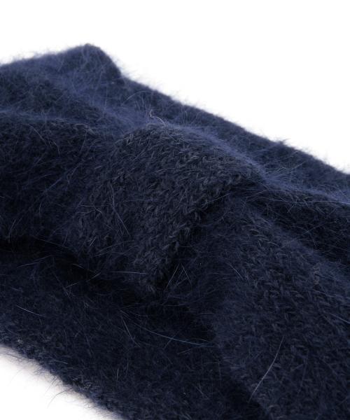 BEAMS BOY(ビームスボーイ)の「BEAMS BOY / アンゴラ混 ヘアバンド(ヘアバンド・レディース・グレー/ベージュ/ネイビー・ONE SIZE)」の8枚目の写真