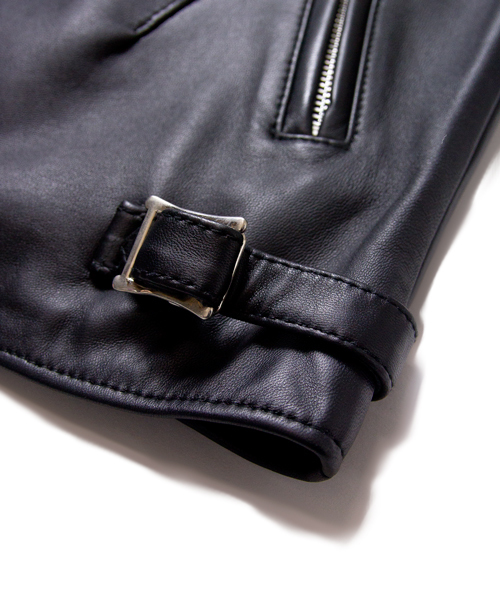 JACKROSE(ジャックローズ)の「UK ラムレザーシングルライダース TYPE-2(ライダースジャケット・メンズ・ブラック・S/M/XL/L)」の5枚目の写真