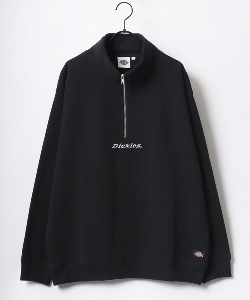 Dickies/ディッキーズ 別注 オーバーサイズ 裏起毛 ロゴ ワンポイント刺繍 ハーフジップ スウェット トレーナー/長袖 トップス プルオーバー/レディース メンズの13枚目の写真