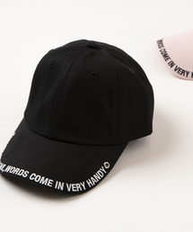 WEGO/バイザーロゴキャップ
