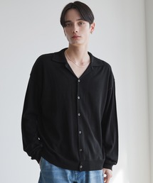 LUENNA | 【LUENNA】Basic Open-Collar Shirt Cardigan / ベーシックオープンカラーシャツカーディガン(カーディガン/ボレロ)