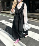 Alley by w closet(アリーバイダブルクローゼット)の「ワンピース/ドレス(ジャンパースカート)」