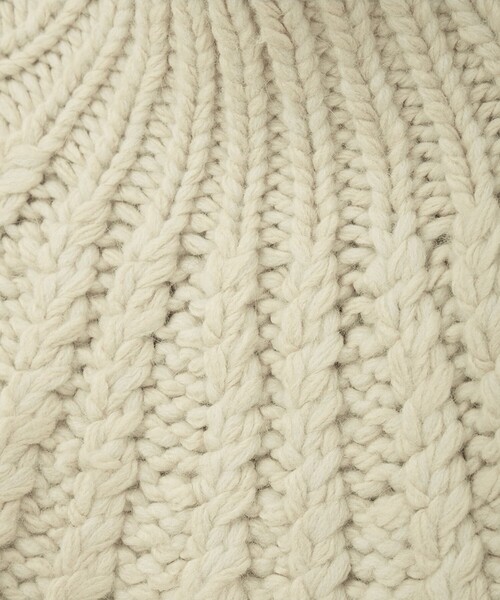 CLANE(クラネ)の「【CLANE/クラネ】CHUNKY CABLE HAND KNIT TOPS/チャンキーケーブルハンドニットトップス(ニット/セーター・レディース・ブルー/アイボリー/グレー・1)」の22枚目の写真