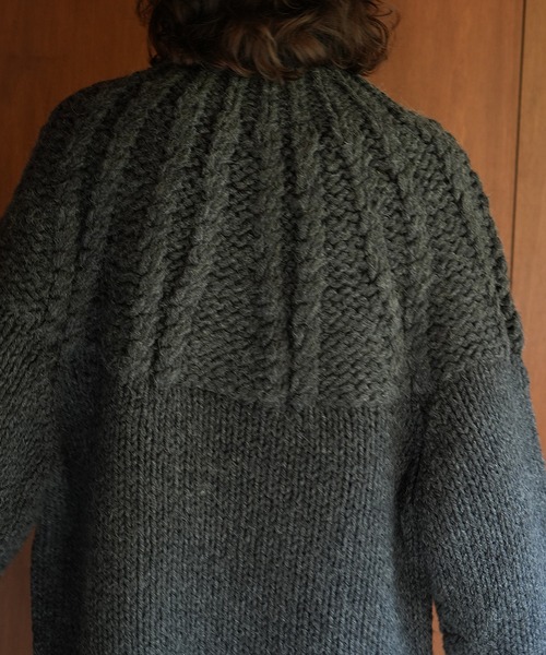 CLANE(クラネ)の「【CLANE/クラネ】CHUNKY CABLE HAND KNIT TOPS/チャンキーケーブルハンドニットトップス(ニット/セーター・レディース・ブルー/アイボリー/グレー・1)」の17枚目の写真