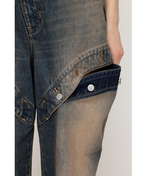 SLY(スライ)の「J/W SIDE OPEN STRAIGHT PT ジャストウエスト サイドオープン ストレートパンツ(デニムパンツ・レディース・ライトブルー/ブルー・0/1/2)」の18枚目の写真
