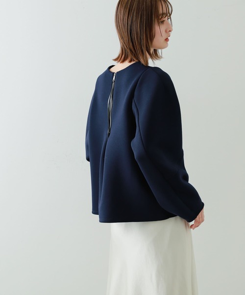 SENSE OF PLACE by URBAN RESEARCH(センスオブプレイスバイアーバンリサーチ)の「コクーンスリーブカットトップ(Tシャツ/カットソー・レディース・アイボリー/ブラック/レッド/ネイビー・ONE)」の6枚目の写真