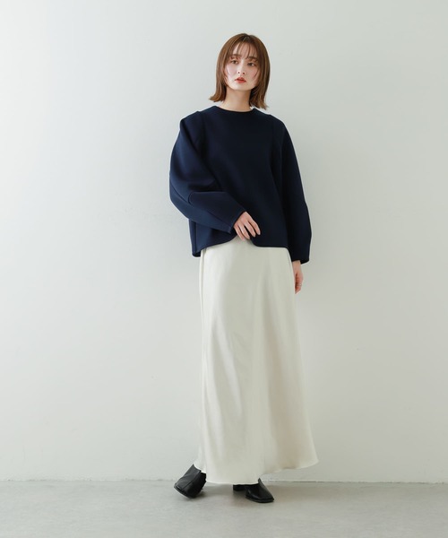 SENSE OF PLACE by URBAN RESEARCH(センスオブプレイスバイアーバンリサーチ)の「コクーンスリーブカットトップ(Tシャツ/カットソー・レディース・アイボリー/ブラック/レッド/ネイビー・ONE)」の7枚目の写真