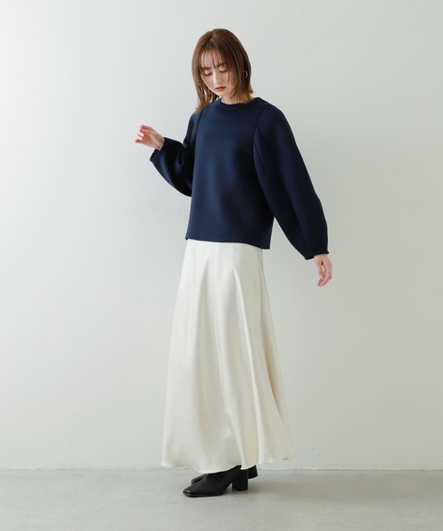 SENSE OF PLACE by URBAN RESEARCH(センスオブプレイスバイアーバンリサーチ)の「コクーンスリーブカットトップ(Tシャツ/カットソー・レディース・アイボリー/ブラック/レッド/ネイビー・ONE)」の9枚目の写真