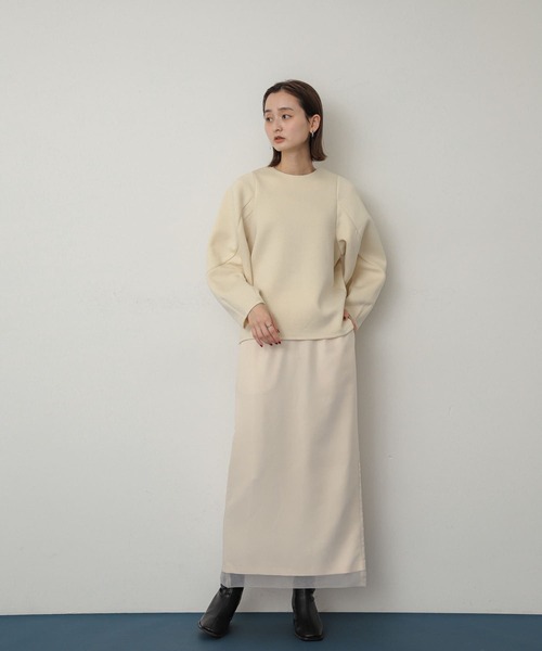 SENSE OF PLACE by URBAN RESEARCH(センスオブプレイスバイアーバンリサーチ)の「コクーンスリーブカットトップ(Tシャツ/カットソー・レディース・アイボリー/ブラック/レッド/ネイビー・ONE)」の14枚目の写真