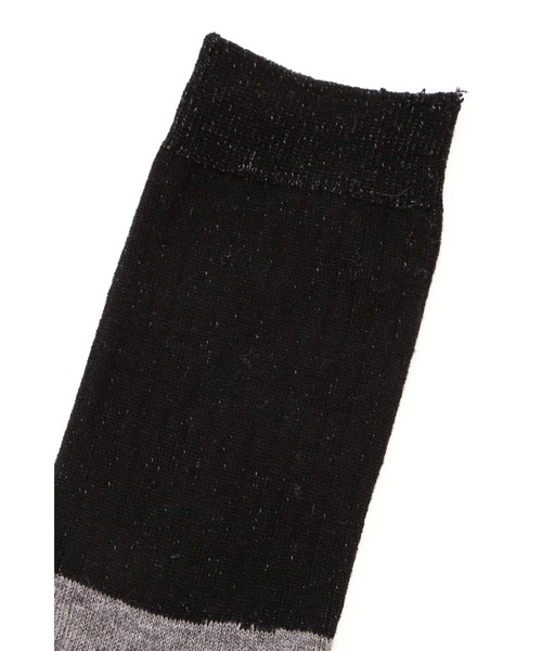 MHL.(エムエイチエル)の「MHL COLOUR BLOCK SOCK(ソックス/靴下・レディース・ブラウン/グレー/ブラック・FREE)」の8枚目の写真
