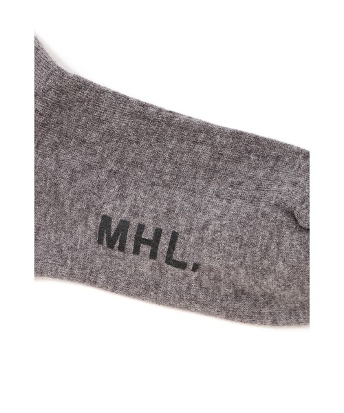 MHL.(エムエイチエル)の「MHL COLOUR BLOCK SOCK(ソックス/靴下・レディース・ブラウン/グレー/ブラック・FREE)」の11枚目の写真