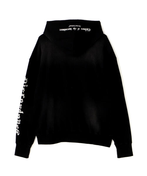 Children of the discordance(チルドレン オブ ザ ディスコ-ダンス)の「Children of the discordance / Second Edition /sunburn hoodie(パーカー・メンズ・カーキ/ブラック・2/3)」の6枚目の写真