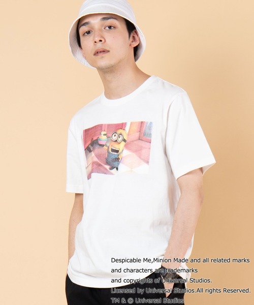 MINIONS(ミニオンズ)の「∴WEGO/ミニオンズ 別注Tシャツ(Tシャツ/カットソー・メンズ・その他1/その他5/その他4/その他3/その他2/その他6・LARGE/MEDIUM)」の1枚目の写真
