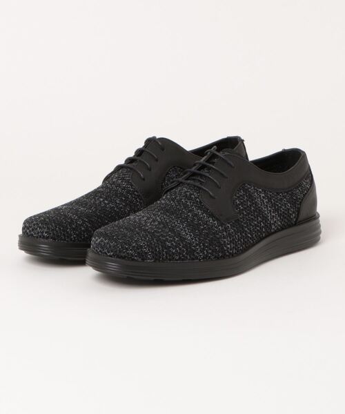 around the shoes(アラウンドザシューズ)の「アラウンドザシューズ 外羽根ニット×PU スニーカー(スニーカー・メンズ・グレー・LARGE/MEDIUM)」の4枚目の写真