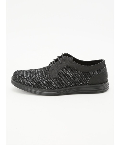 around the shoes(アラウンドザシューズ)の「アラウンドザシューズ 外羽根ニット×PU スニーカー(スニーカー・メンズ・グレー・LARGE/MEDIUM)」の6枚目の写真
