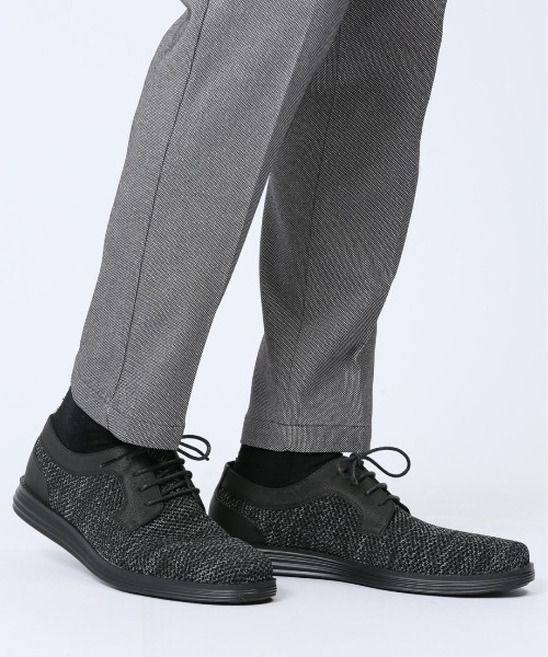 around the shoes(アラウンドザシューズ)の「アラウンドザシューズ 外羽根ニット×PU スニーカー(スニーカー・メンズ・グレー・LARGE/MEDIUM)」の11枚目の写真