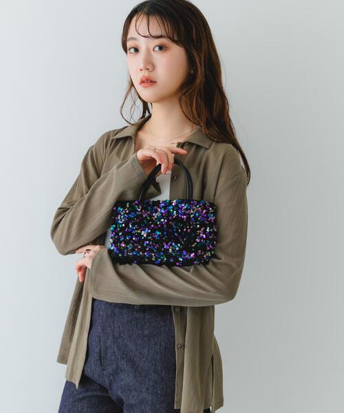 RODE SKO(ロデスコ)の「チェーン付きスパンコールバッグ(ショルダーバッグ・レディース・ブラック/ブラック系その他/ゴールド/シルバー/ピンク/レッド・ONE)」の10枚目の写真