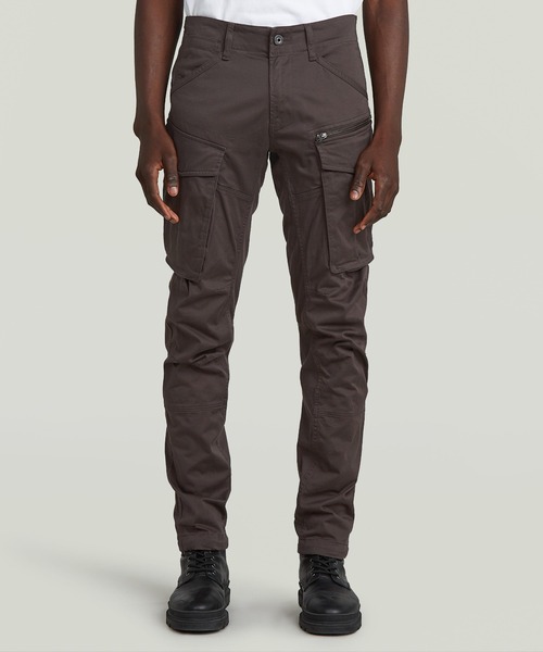 G-STAR(ジースター)の「ROVIC ZIP 3D STRAIGHT TAPERED PANT/立体裁断レギュラーテーパードカーゴパンツ(カーゴパンツ・メンズ・ダークオリーブ/ダークブラウン/ブラック系その他/カーキブラウン/グレー/ライトベージュ/ブラック・28/32/29/32/30/32/31/32/32/32/33/32/34/32/27/32/36/32/36/30/29/30/32/30/28/30/30/30/34/30/27/30/33/30/31/30)」の2枚目の写真
