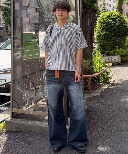 SINSS(シンス)の「Vintage washed darts denim / ヴィンテージウォッシュドダーツデニム(デニムパンツ・メンズ・ブラック/ブルー・X-SMALL/LARGE/MEDIUM/SMALL)」の19枚目の写真