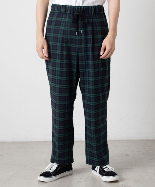 WEGO(ウィゴー)の「WEGO/バルーンチェックパンツ(スラックス・メンズ・グリーン系その他2/ブルー系その他2・MEDIUM/LARGE)」の16枚目の写真