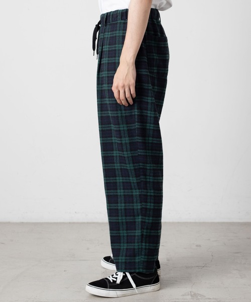 WEGO(ウィゴー)の「WEGO/バルーンチェックパンツ(スラックス・メンズ・グリーン系その他2/ブルー系その他2・MEDIUM/LARGE)」の15枚目の写真