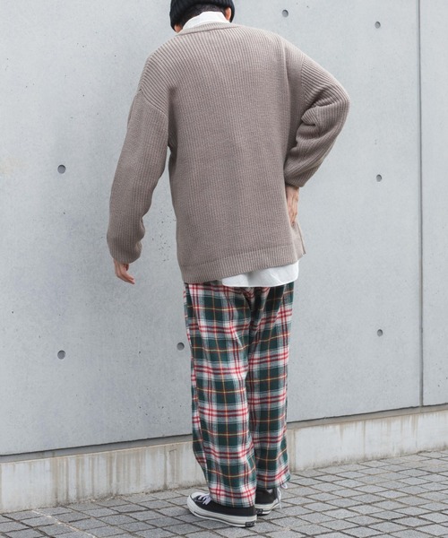WEGO(ウィゴー)の「WEGO/バルーンチェックパンツ(スラックス・メンズ・グリーン系その他2/ブルー系その他2・MEDIUM/LARGE)」の17枚目の写真
