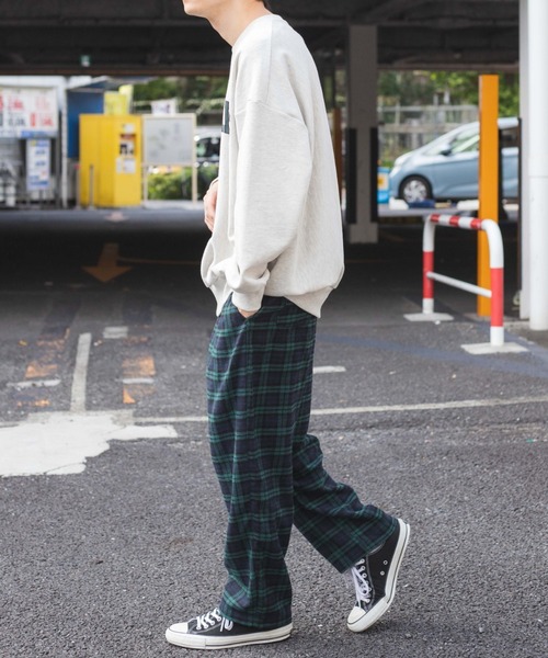 WEGO(ウィゴー)の「WEGO/バルーンチェックパンツ(スラックス・メンズ・グリーン系その他2/ブルー系その他2・MEDIUM/LARGE)」の22枚目の写真