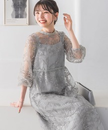A part by | 【スタッフプロデュース】バックシャンレース2Pドレス(ドレス)