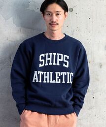 【WEB限定/SHIPS別注】RUSSELL ATHLETIC: SHIPS 45周年 特別企画 ビッグ ロゴ スウェット