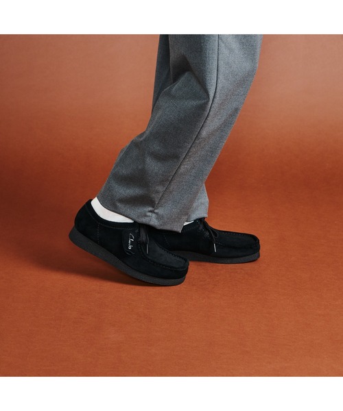 Clarks(クラークス)の「WallabeeEVO WP / ワラビーエヴォウォータープルーフ(モカシン/デッキシューズ・メンズ・ブラック/ベージュ/ブラック系その他・UK6.5/UK7.5/UK8.5/UK9.5/UK10.5/UK11/UK5/UK10/UK7/UK8/UK9/UK6/UK4/UK3/UK3.5/UK4.5/UK5.5/6/5.5/5/4.5/4/3/10/9.5/9/8.5/8/7.5/7/6.5/3.5/11/10.5/UK12)」の21枚目の写真