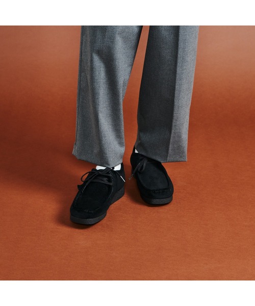 Clarks(クラークス)の「WallabeeEVO WP / ワラビーエヴォウォータープルーフ(モカシン/デッキシューズ・メンズ・ブラック/ベージュ/ブラック系その他・UK6.5/UK7.5/UK8.5/UK9.5/UK10.5/UK11/UK5/UK10/UK7/UK8/UK9/UK6/UK4/UK3/UK3.5/UK4.5/UK5.5/6/5.5/5/4.5/4/3/10/9.5/9/8.5/8/7.5/7/6.5/3.5/11/10.5/UK12)」の22枚目の写真