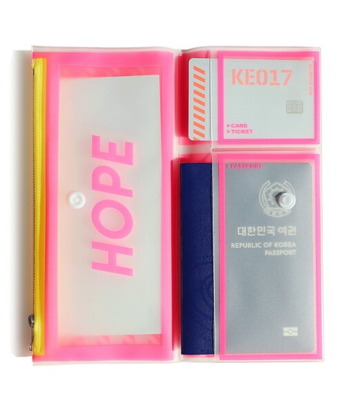 BIRTHDAY BAR(バースデイバー)の「Nalthini travel wallet トラベルウォレット(財布・レディース・オレンジ/シアン/ブルー系その他/ピンク系その他・0)」の5枚目の写真