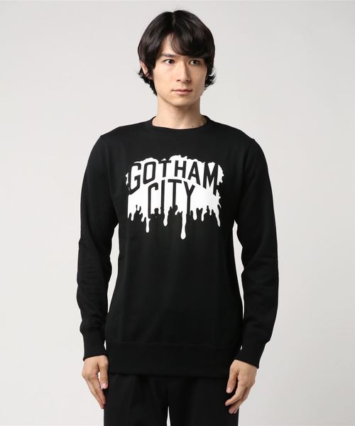 NUMBER (N)INE(ナンバーナイン)の「GOTHAM CITY PAINT_REGULAR SWEATSHIRT(スウェット・メンズ・チャコールグレー/ブラック・2/4/3)」の2枚目の写真