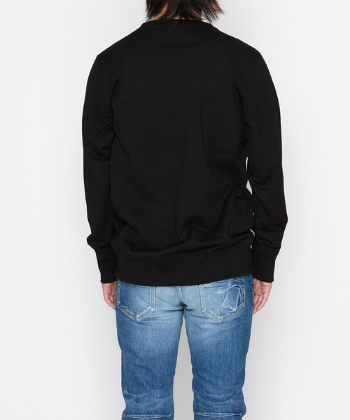 NUMBER (N)INE(ナンバーナイン)の「GOTHAM CITY PAINT_REGULAR SWEATSHIRT(スウェット・メンズ・チャコールグレー/ブラック・2/4/3)」の4枚目の写真