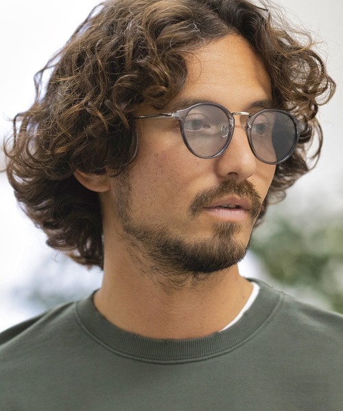 CAMBIO(カンビオ)の「mko10270-Boston Combination Sunglasses サングラス(サングラス・メンズ・ライトブルー/ブラック系その他/ライトグレー/ブラウン系その他・FREE)」の3枚目の写真