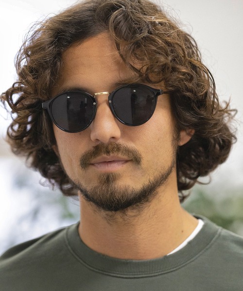CAMBIO(カンビオ)の「mko10270-Boston Combination Sunglasses サングラス(サングラス・メンズ・ライトブルー/ブラック系その他/ライトグレー/ブラウン系その他・FREE)」の5枚目の写真
