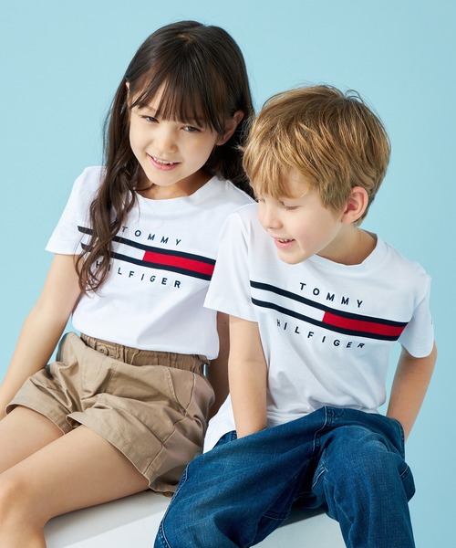 【90～165cm展開】フラッグリブインサートTシャツの7枚目の写真