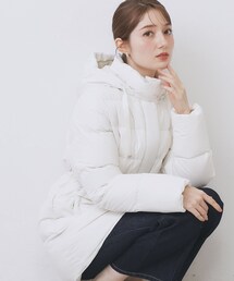 index | KAWADAダウンドロストミドルコート【撥水/洗濯機OK/2WAY/静電気防止裏地】《XS~3L》(ダウンジャケット/コート)