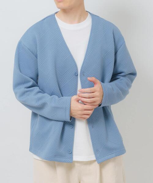ITEMS URBANRESEARCH(アイテムズ アーバンリサーチ)の「ジャカードカーディガン+インナー セット(カーディガン/ボレロ・メンズ・オリーブ/ベージュ/ブラック/ブルー系その他・LARGE/MEDIUM)」の22枚目の写真