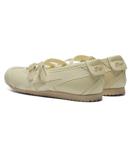 Onitsuka Tiger(オニツカタイガー)の「MEXICO 66 TGRS / メキシコ 66 ティージーアールエス(バレエシューズ・レディース・ブラック×ブラック/アイボリー系/シルバー系・24.5/24/23.5/23/26/25.5/25/26.5/27/27.5/28/28.5/22.5)」の6枚目の写真