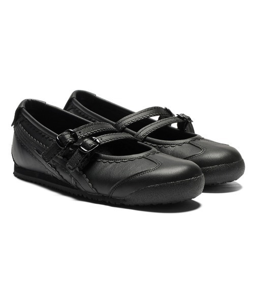 Onitsuka Tiger(オニツカタイガー)の「MEXICO 66 TGRS / メキシコ 66 ティージーアールエス(バレエシューズ・レディース・ブラック×ブラック/アイボリー系/シルバー系・24.5/24/23.5/23/26/25.5/25/26.5/27/27.5/28/28.5/22.5)」の11枚目の写真