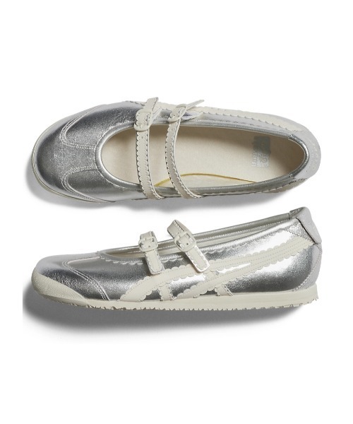 Onitsuka Tiger(オニツカタイガー)の「MEXICO 66 TGRS / メキシコ 66 ティージーアールエス(バレエシューズ・レディース・ブラック×ブラック/アイボリー系/シルバー系・24.5/24/23.5/23/26/25.5/25/26.5/27/27.5/28/28.5/22.5)」の22枚目の写真