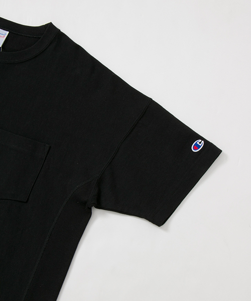 Champion(チャンピオン)の「Champion×WNW REVERSE WEAVE LOOSE TEE(Tシャツ/カットソー・メンズ・グレー/ブラック/ホワイト・MEDIUM/SMALL/LARGE)」の14枚目の写真
