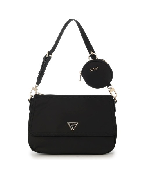 Guess(ゲス)の「ECO GEMMA Top Zip Shoulder Bag ハンドバッグ ショルダーバッグ レディース(ショルダーバッグ・レディース・ホワイト/ブラック/イエロー・ONE SIZE)」の3枚目の写真