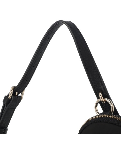 Guess(ゲス)の「ECO GEMMA Top Zip Shoulder Bag ハンドバッグ ショルダーバッグ レディース(ショルダーバッグ・レディース・ホワイト/ブラック/イエロー・ONE SIZE)」の6枚目の写真