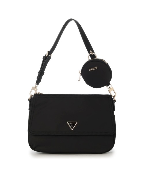 Guess(ゲス)の「ECO GEMMA Top Zip Shoulder Bag ハンドバッグ ショルダーバッグ レディース(ショルダーバッグ・レディース・ホワイト/ブラック/イエロー・ONE SIZE)」の20枚目の写真